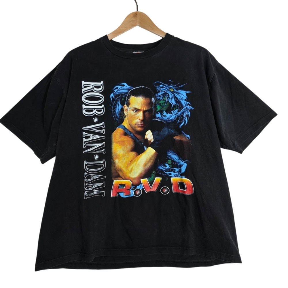 Vintage Wwf - Rob Van Dam RVD Bootleg Wrestling WWF WCW shirt